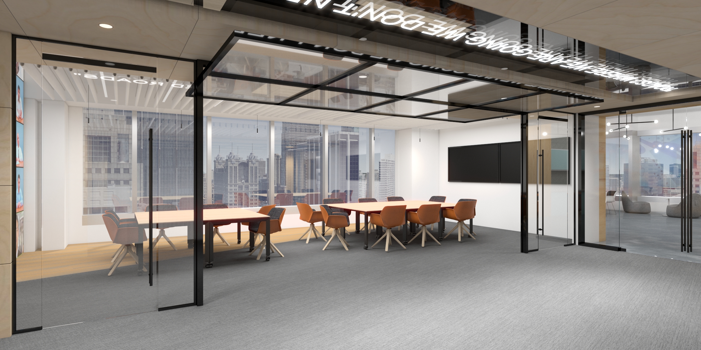 Consulting firm meeting area